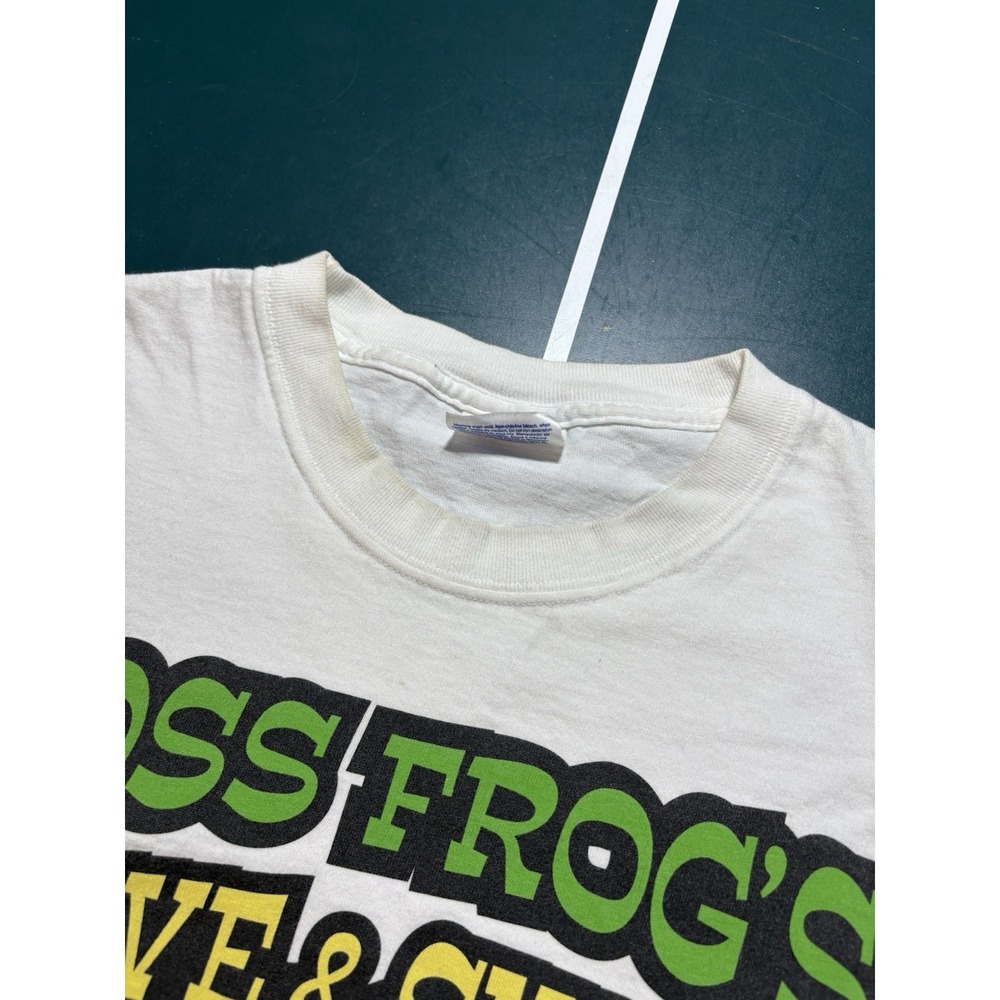 Vintage Maui Boss Frog's‎ T Shirt Men's Large White Double Sided Graphic 90s - Picture 4 of 11
